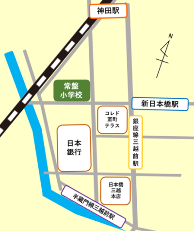 学校周辺地図